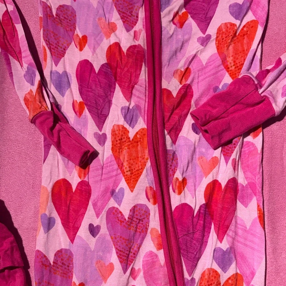 Little Sleepies Hearts PJ’s - Picture 3 of 3
